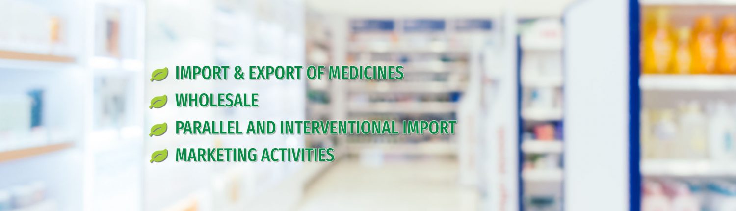 import and export of medicines